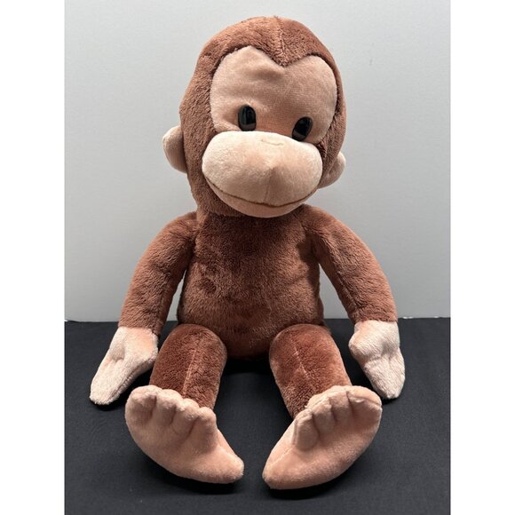 Curious George Plush Monkey Stuffed Animal Russ Applause 12" Brown - Picture 1 of 6